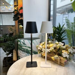 LED Small Table Lamp – 11.5×38cm Cordless Rechargeable